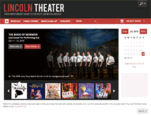 Tablet Screenshot of lincoln-theater.com